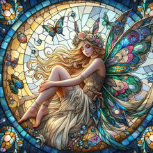 Load image into Gallery viewer, Diamond Painting - Full Round - glass art fairy (30*30CM)