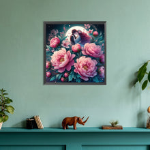 Load image into Gallery viewer, Diamond Painting - Full Round - flower couple (30*30CM)