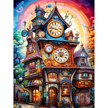 Load image into Gallery viewer, Diamond Painting - Full Round - Magic colorful house (30*40CM)