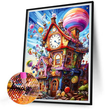 Load image into Gallery viewer, Diamond Painting - Full Round - Magic colorful house (30*40CM)