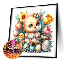 Load image into Gallery viewer, Diamond Painting - Full Round - chick in skirt (30*30CM)