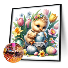 Load image into Gallery viewer, Diamond Painting - Full Round - Chicken drawing Easter eggs (30*30CM)