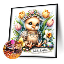 Load image into Gallery viewer, Diamond Painting - Full Round - easter chick (30*30CM)