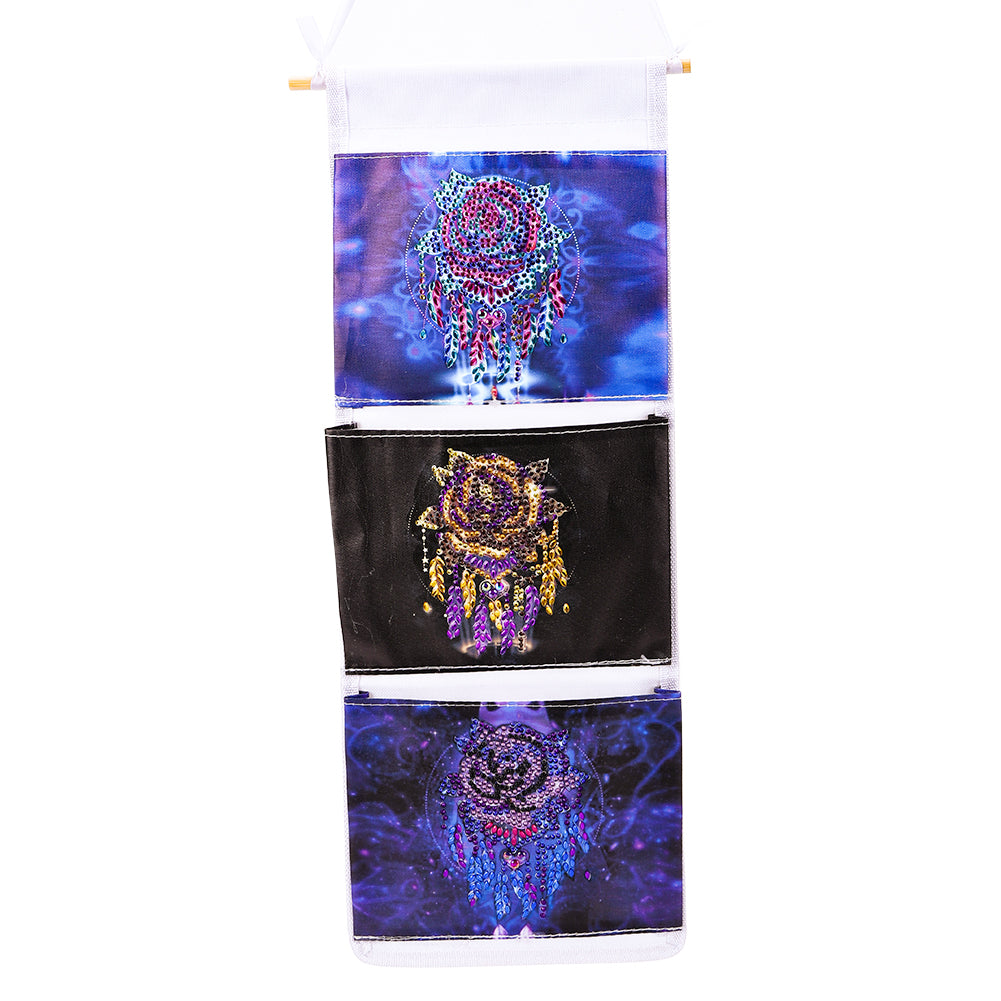 Special Shape DIY Animal Rose Diamond Painting Purses Diamond Art Clutch Bag