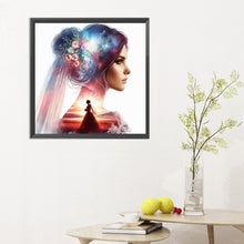 Load image into Gallery viewer, Diamond Painting - Full Round - romantic wedding silhouette (30*30CM)