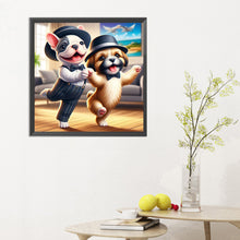 Load image into Gallery viewer, Diamond Painting - Full Round - puppy companion (30*30CM)