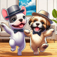 Load image into Gallery viewer, Diamond Painting - Full Round - puppy companion (30*30CM)