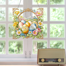 Load image into Gallery viewer, Easter Egg Scene Single-Sided Diamond Art Hanging Pendant for Office Home Decor