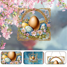 Load image into Gallery viewer, Easter Egg Scene Single-Sided Diamond Art Hanging Pendant for Office Home Decor