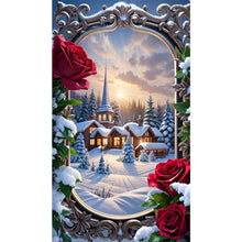 Load image into Gallery viewer, AB Diamond Painting - Full Round - picture frame garden (40*70CM)