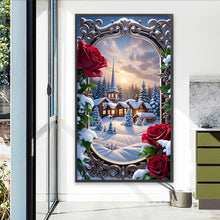 Load image into Gallery viewer, AB Diamond Painting - Full Round - picture frame garden (40*70CM)