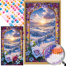 Load image into Gallery viewer, AB Diamond Painting - Full Round - picture frame garden (40*70CM)