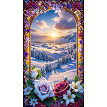 Load image into Gallery viewer, AB Diamond Painting - Full Round - picture frame garden (40*70CM)