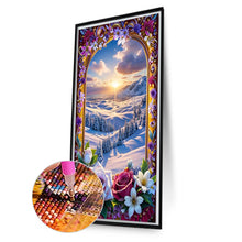 Load image into Gallery viewer, AB Diamond Painting - Full Round - picture frame garden (40*70CM)
