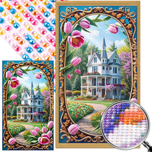 Load image into Gallery viewer, AB Diamond Painting - Full Round - picture frame garden (40*70CM)