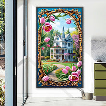 Load image into Gallery viewer, AB Diamond Painting - Full Round - picture frame garden (40*70CM)