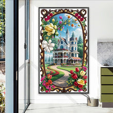 Load image into Gallery viewer, AB Diamond Painting - Full Round - picture frame garden (40*70CM)