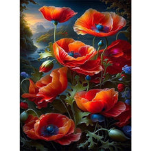 Load image into Gallery viewer, AB Diamond Painting - Full Round - night poppy (40*65CM)