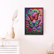 Load image into Gallery viewer, AB Diamond Painting - Full Round - Garden Bubble Butterfly (40*60CM)