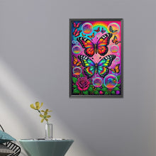 Load image into Gallery viewer, AB Diamond Painting - Full Round - Garden Bubble Butterfly (40*60CM)