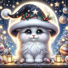 Load image into Gallery viewer, Diamond Painting - Full Round - kitten (35*35CM)