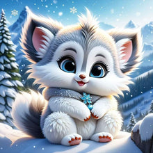 Load image into Gallery viewer, Diamond Painting - Full Round - kitten (35*35CM)