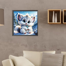 Load image into Gallery viewer, Diamond Painting - Full Round - kitten (35*35CM)