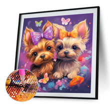 Load image into Gallery viewer, Diamond Painting - Full Round - puppy (35*35CM)