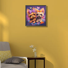 Load image into Gallery viewer, Diamond Painting - Full Round - puppy (35*35CM)
