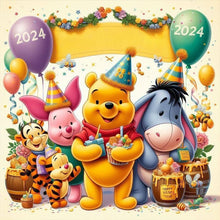 Load image into Gallery viewer, Diamond Painting - Full Round - Winnie the Pooh (35*35CM)