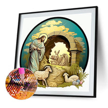 Load image into Gallery viewer, Diamond Painting - Full Round - Jesus (35*35CM)