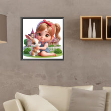 Load image into Gallery viewer, Diamond Painting - Full Round - girl (35*35CM)