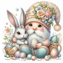 Load image into Gallery viewer, Diamond Painting - Full Round - easter gnome (35*35CM)