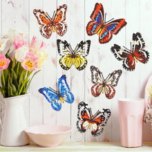 Load image into Gallery viewer, 8Pcs Butterfly Kid Diamond Art Painting Stickers Kits Fun DIY Arts Crafts Paint