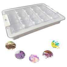 Load image into Gallery viewer, 15 Grid Diamond Painting Bead Storage Containers Bead Organizers and Dot Storage