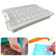 Load image into Gallery viewer, 24 Grid Diamond Painting Bead Storage Containers Bead Organizers and Dot Storage