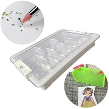 Load image into Gallery viewer, 21 Grid Diamond Painting Bead Storage Containers Bead Organizers and Dot Storage
