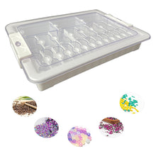 Load image into Gallery viewer, 24 Grid Diamond Painting Bead Storage Containers Bead Organizers and Dot Storage