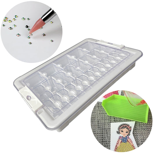 26 Grid Diamond Painting Bead Storage Containers Bead Organizers and Dot Storage