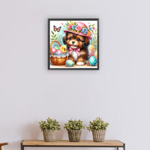 Load image into Gallery viewer, Diamond Painting - Full Round - Ravenclaw dog and Easter egg (30*30CM)
