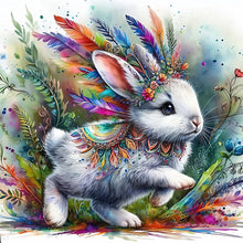 Load image into Gallery viewer, Diamond Painting - Full Round - Indian colorful rabbit (40*40CM)