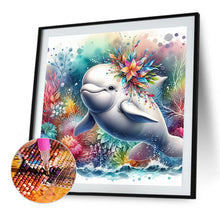 Load image into Gallery viewer, Diamond Painting - Full Round - Indian colorful whale (40*40CM)