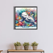 Load image into Gallery viewer, Diamond Painting - Full Round - Indian colorful whale (40*40CM)