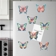 Load image into Gallery viewer, 8 Pcs Full Drill Diamond Painting Magnets Refrigerator for Adult Kid (Butterfly)