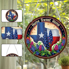 Load image into Gallery viewer, Acrylic Suncatcher Window Door Sign Hanging Decor Garden Decor (Sweet Home)