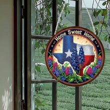 Load image into Gallery viewer, Acrylic Suncatcher Window Door Sign Hanging Decor Garden Decor (Sweet Home)
