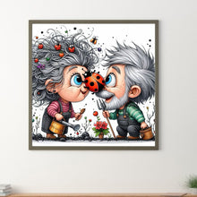 Load image into Gallery viewer, Diamond Painting - Full Round - old couple (30*30CM)