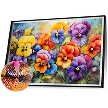 Load image into Gallery viewer, Diamond Painting - Full Square - pansy (70*50CM)