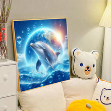 Load image into Gallery viewer, Diamond Painting - Full Round - earth dolphin (40*40CM)