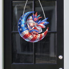 Load image into Gallery viewer, Single-Side Fairy Diamond Art Hanging Pendant for Home Wall Decor (Fairy Moon)